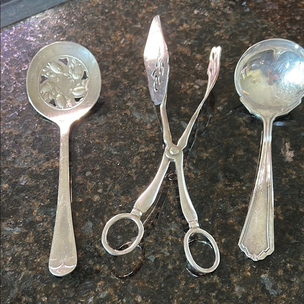 Elegant Collectible Silver Serving Utensils